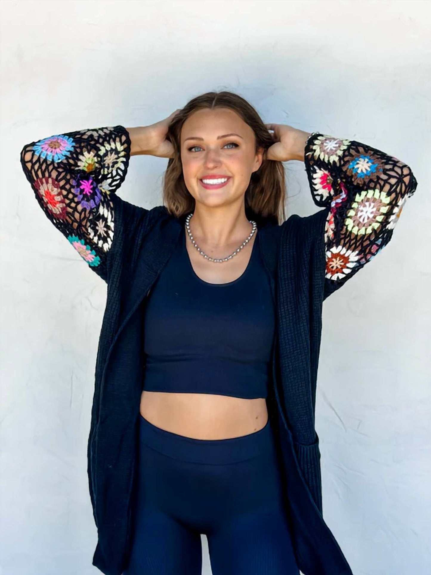Granny Square Sweater Cardigan