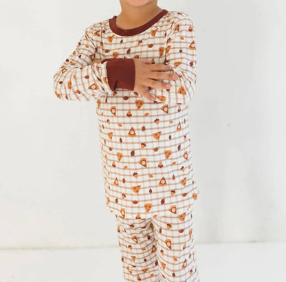 Kids Long Sleeve Two Piece Pajama Set