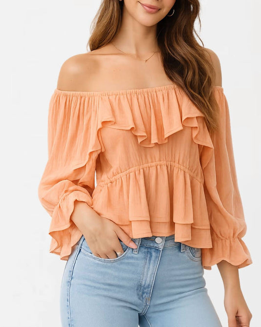 Alden Ruffle Blouse