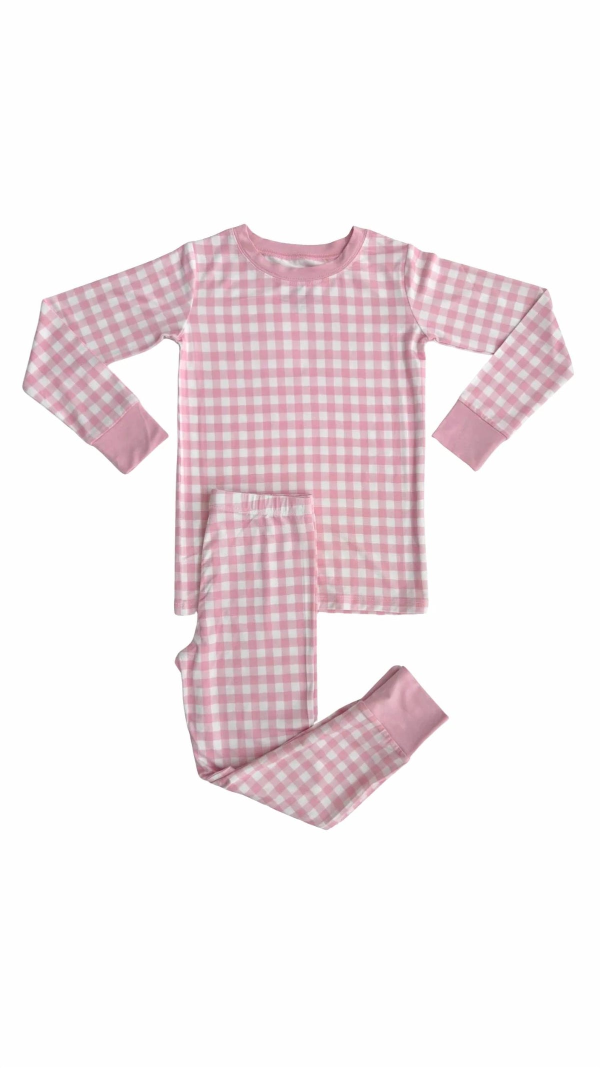 Kids' Gingham Two Piece Set