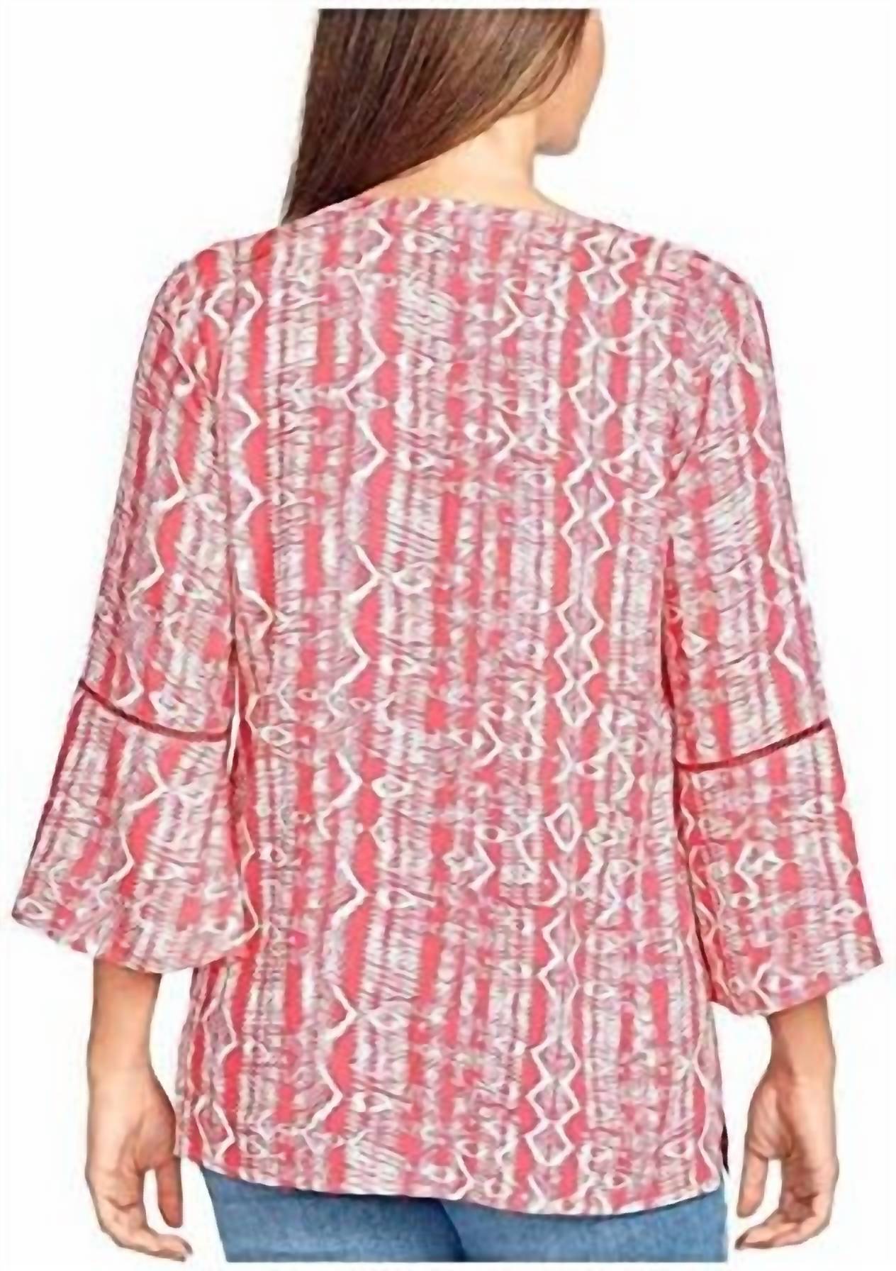 Nova Flutter Sleeve Blouse