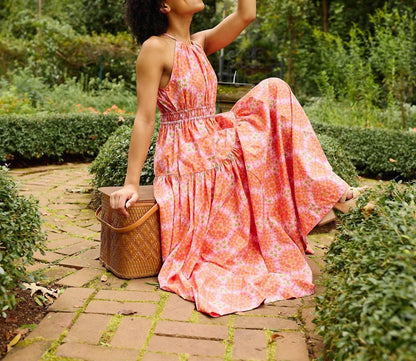 BROOKS AVENUE - Haven Halter Neck Maxi Dress - Rack Hunt