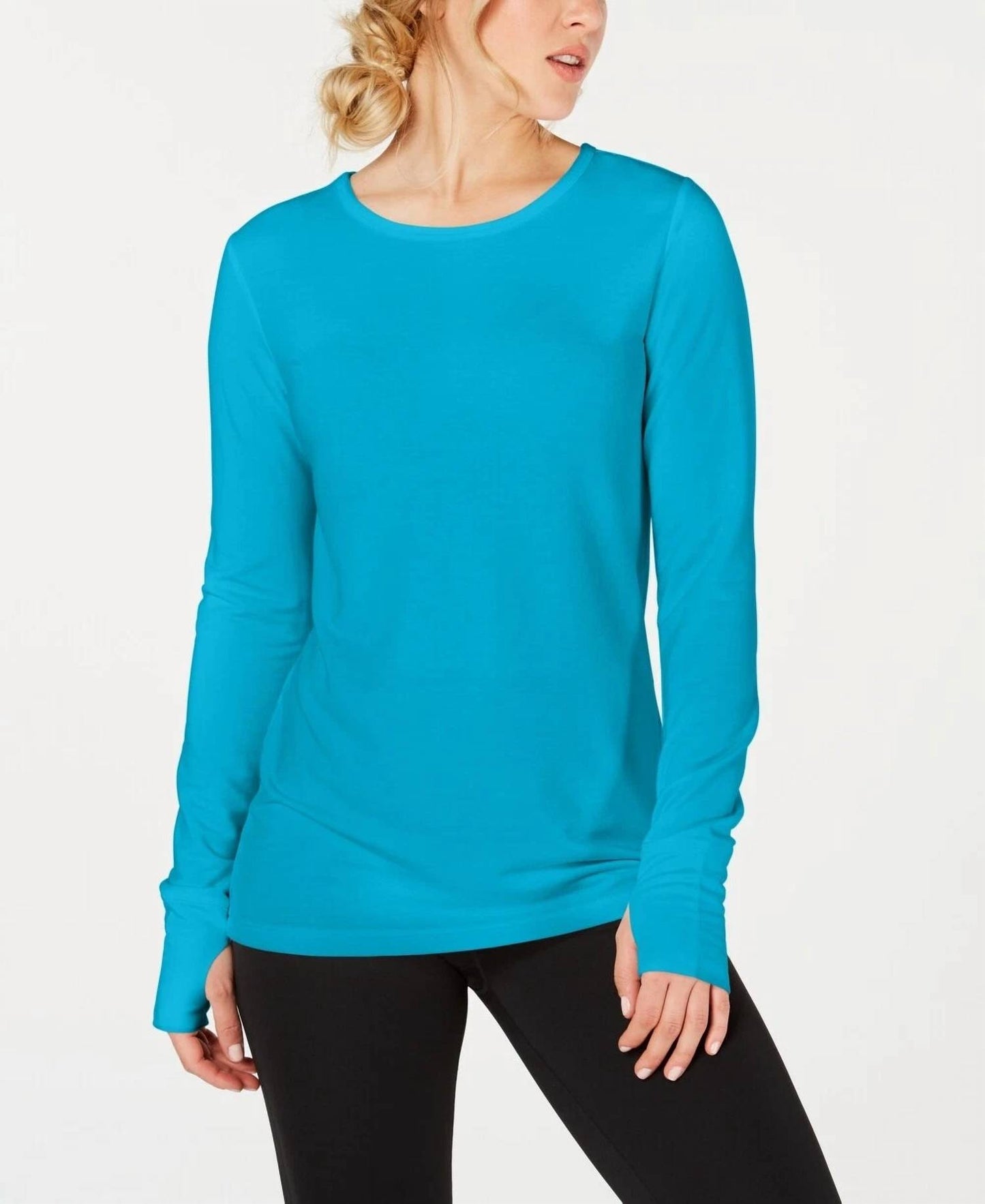Crochet Back Long Sleeve Top