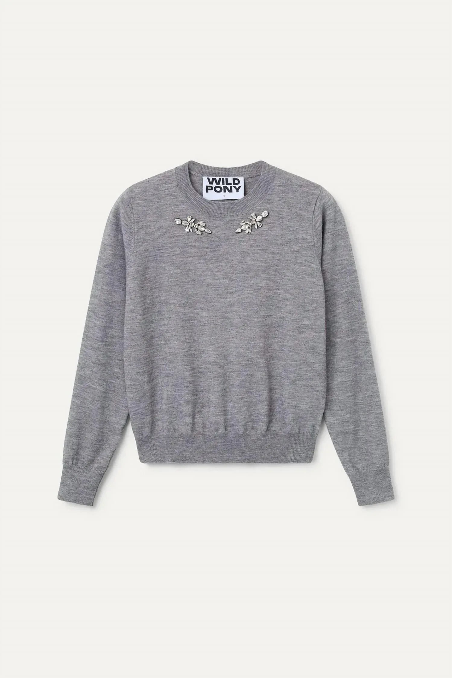 WILD PONY - Rhinestone Applique Sweater - Rack Hunt