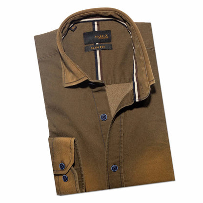 Denim Stretch Button Down Shirt