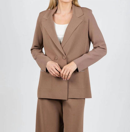 Beaded Trim Blazer