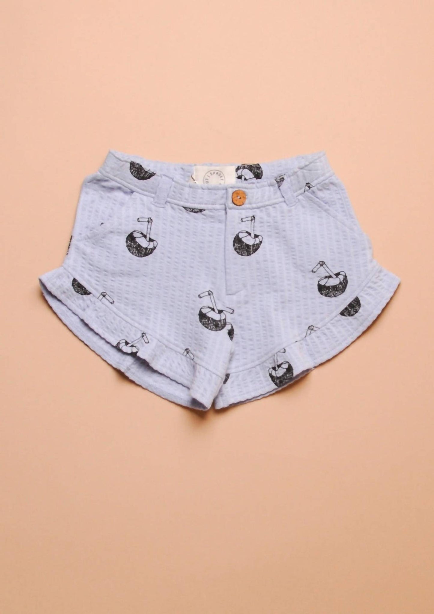 Girl's Coconut Ruffle Shorts