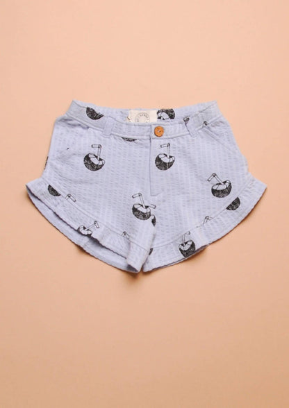 Girl's Coconut Ruffle Shorts