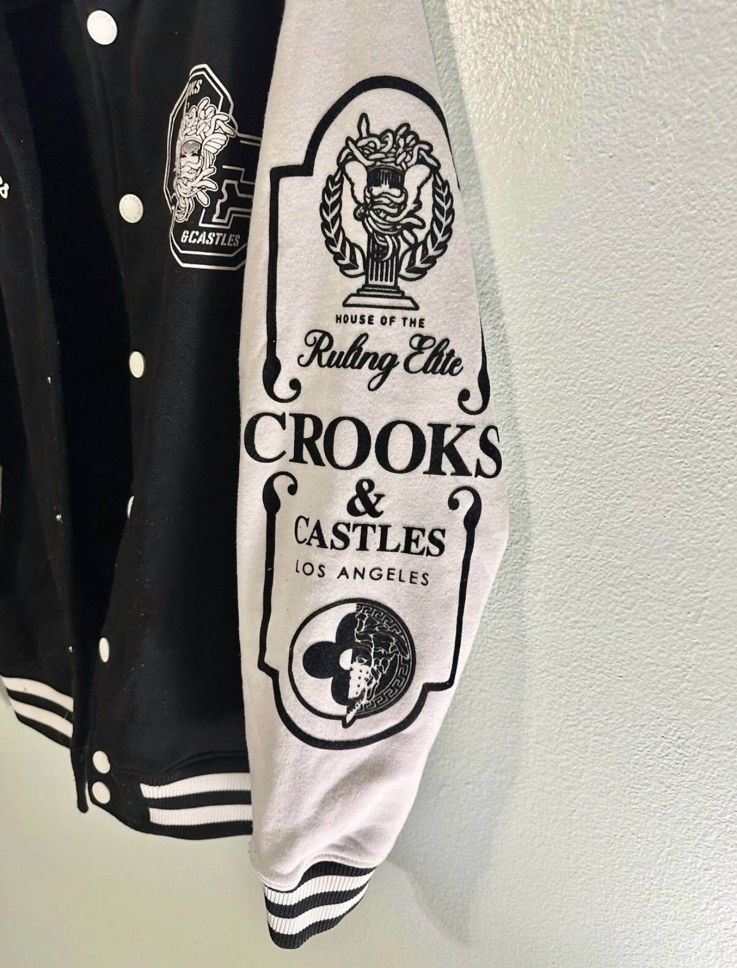 Crooks & Castles - Men's Ruling Elite Varsity Jacket - Rack Hunt -