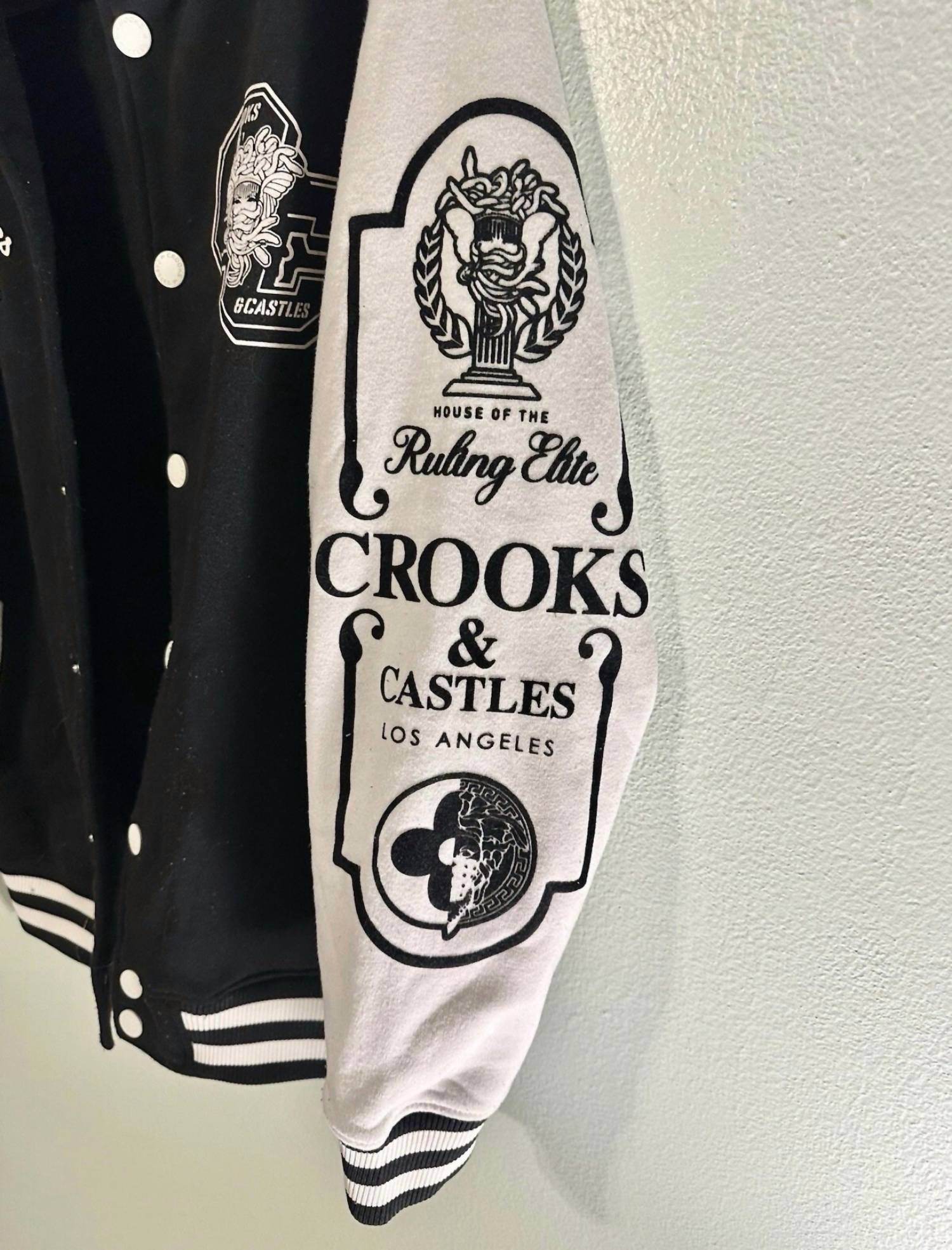 Crooks & Castles - Men's Ruling Elite Varsity Jacket - Rack Hunt -