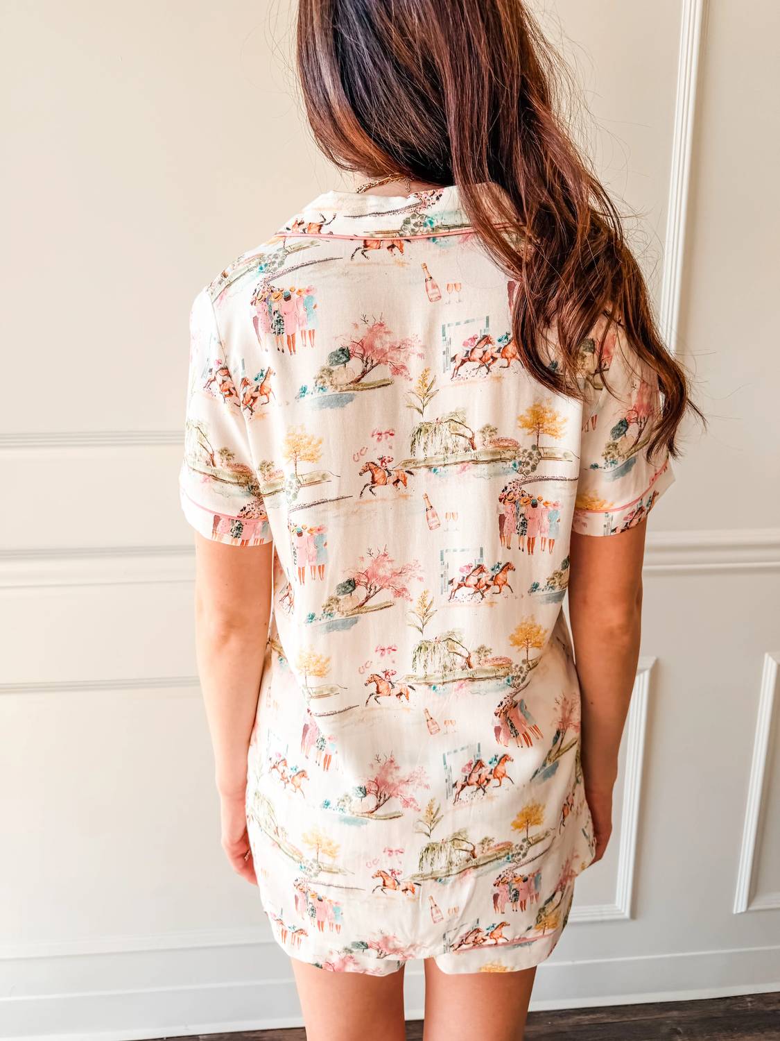 Day At The Races Pajama Set