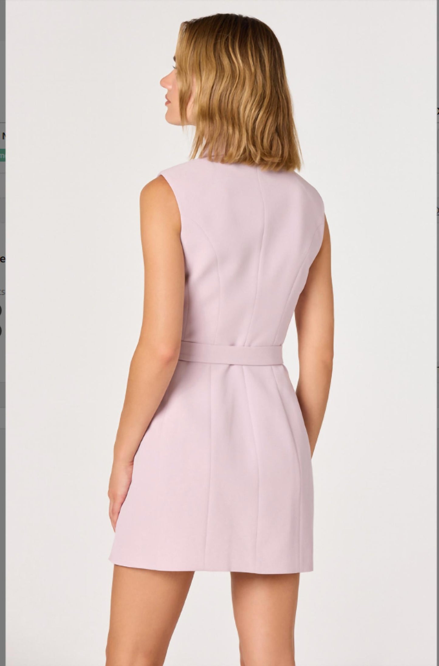 Women's Kesari Sleeveless Blazer Mini Dress