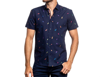 Parrot Punch Foil Short Sleeve Shirt