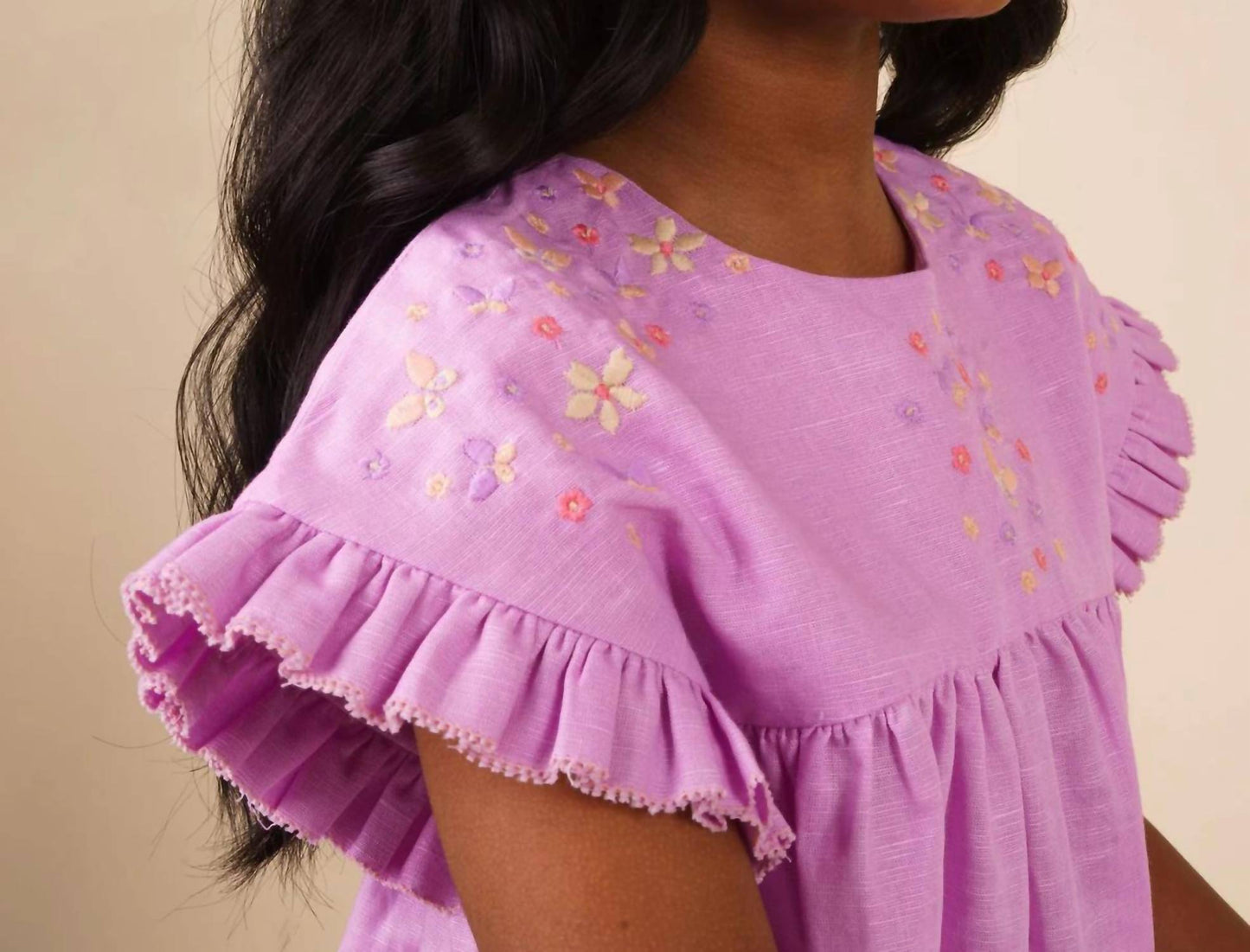 Floral Embroidery Dress