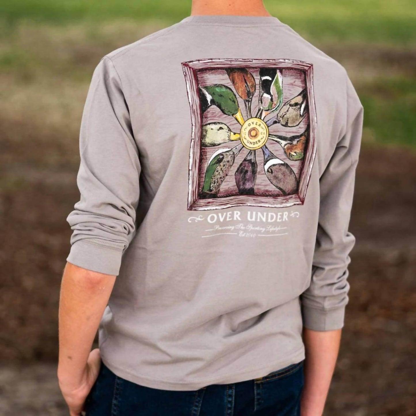 Over Under - Men's Duck Ring Long Sleeve Tee - Rack Hunt
