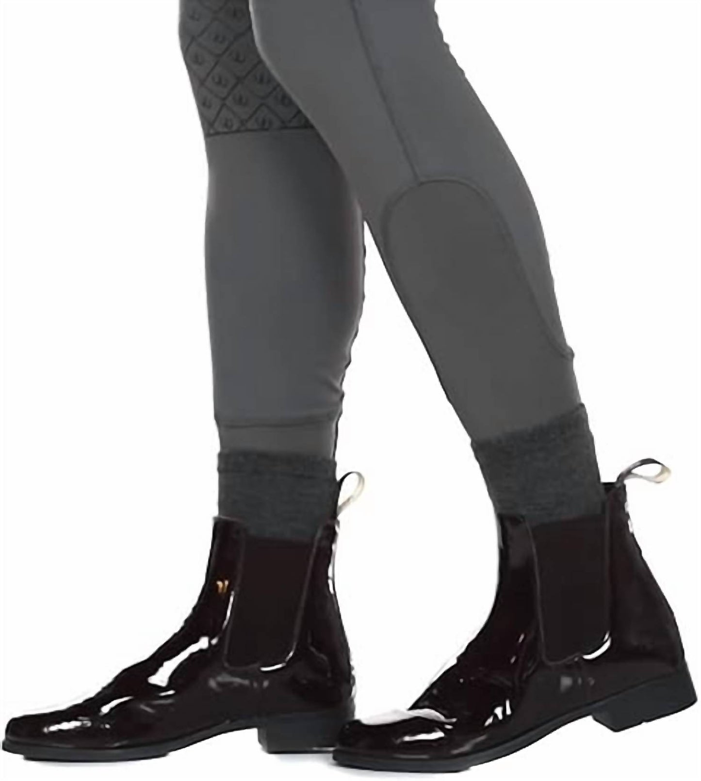 Kids' Patent Leather Jodphur Boots