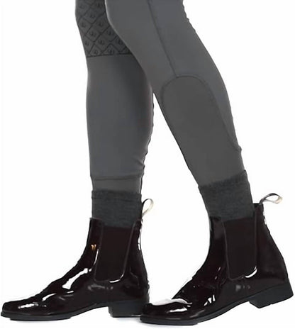 Kids' Patent Leather Jodphur Boots