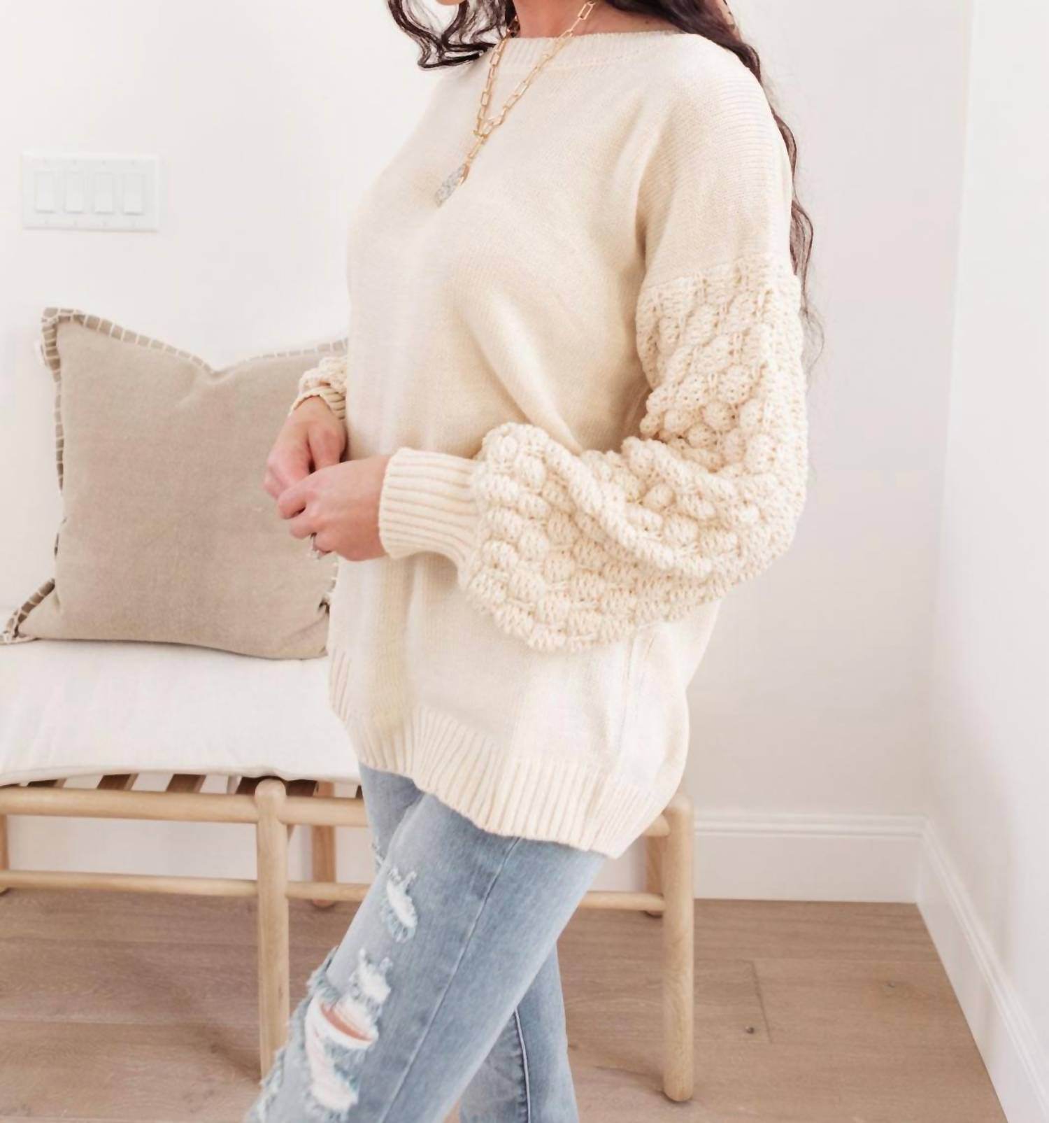 Ave Shops - Bubbly B Sweater - Rack Hunt -