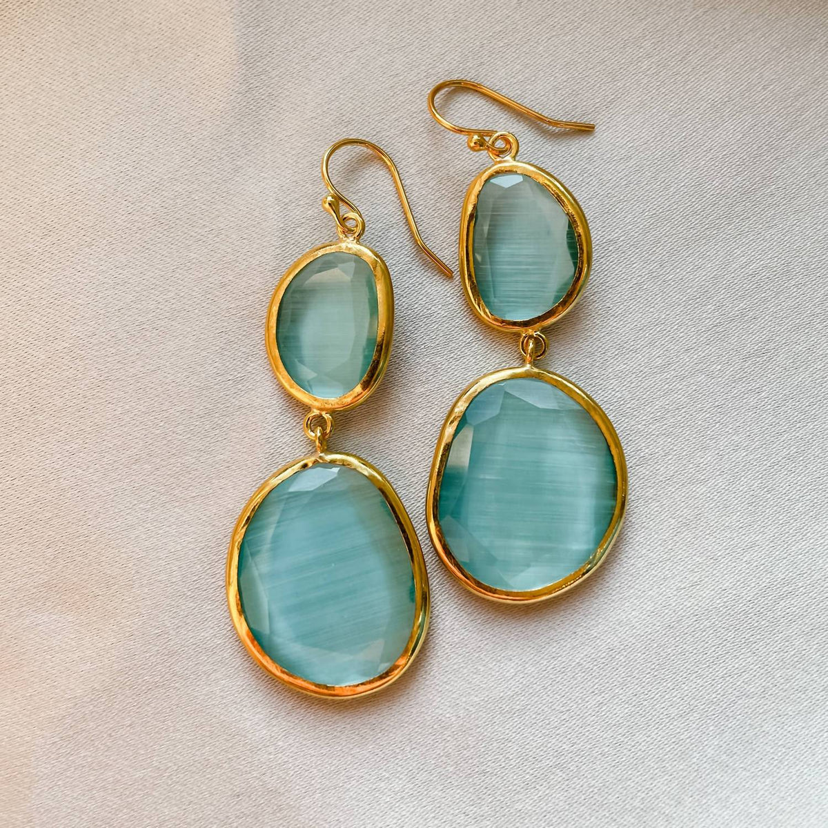 Women's Two-drop Earrings