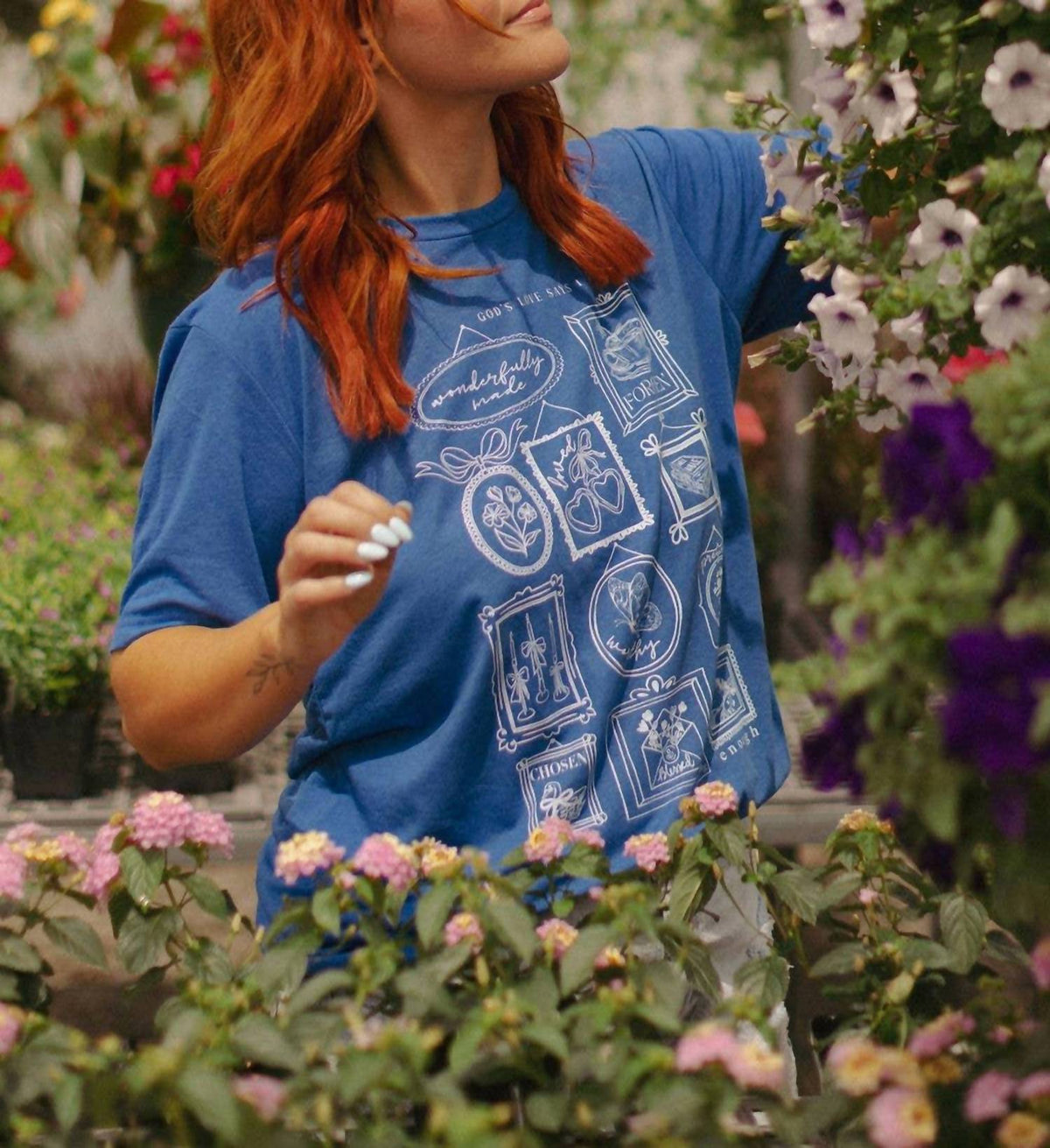 God Says I Am Short Sleeve Graphic Tee