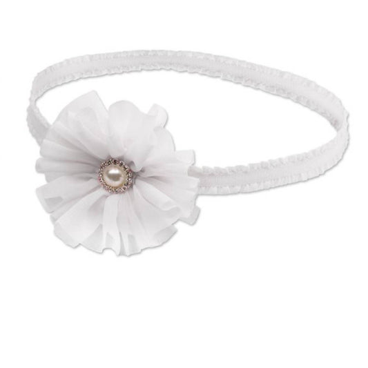 Baby Headband With Jeweled Center