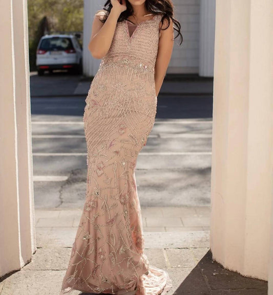 Sleeveless Embellished Dress