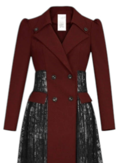 Women's Lace Trench Jacket