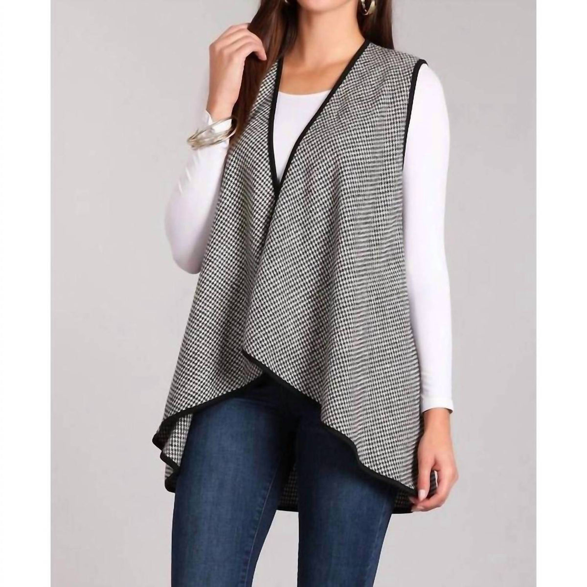 Houndstooth Vest