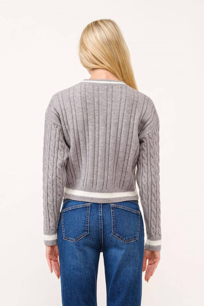 Houston Cropped Sweater