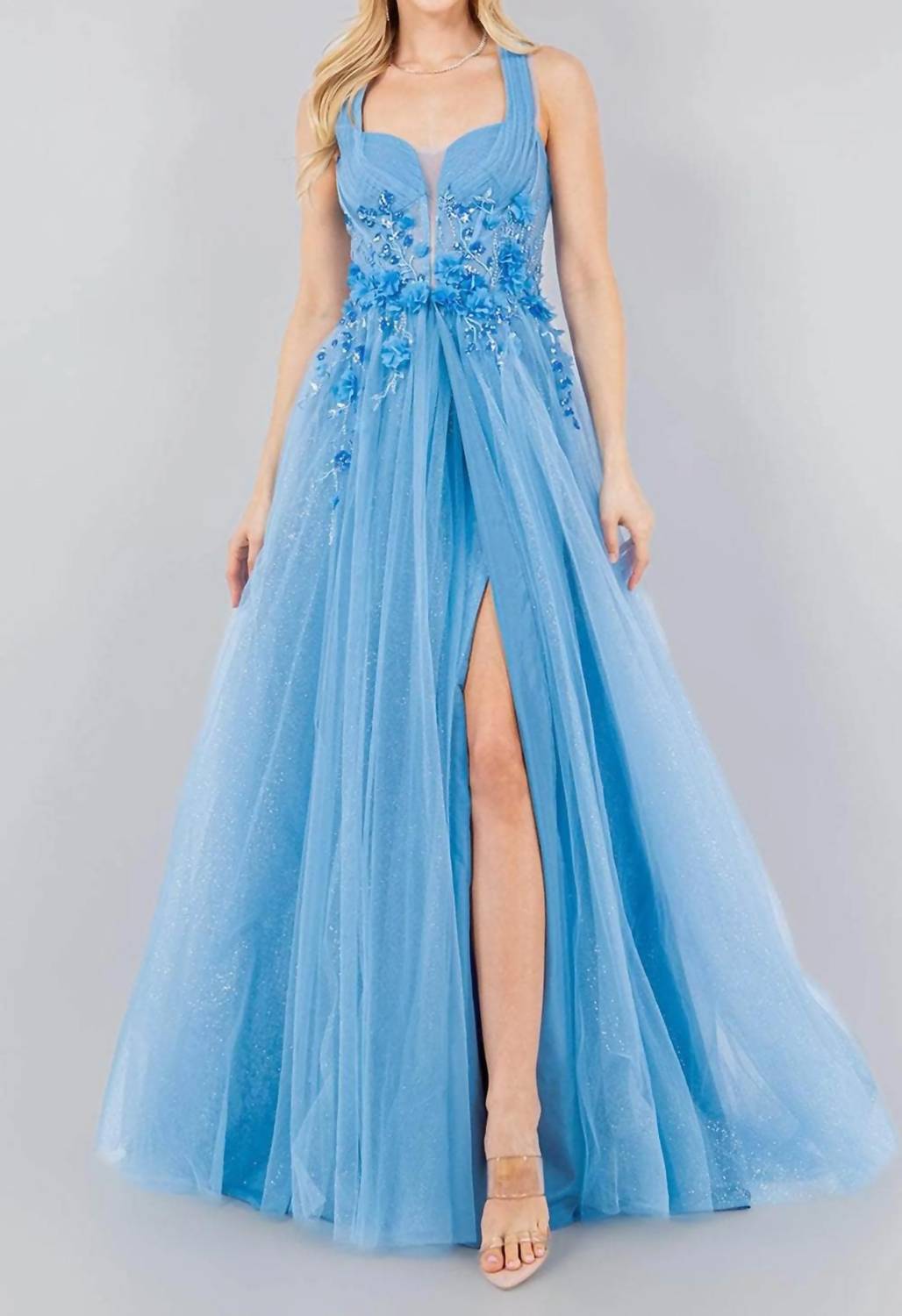 Halter Prom Maxi Dress