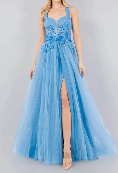 Halter Prom Maxi Dress