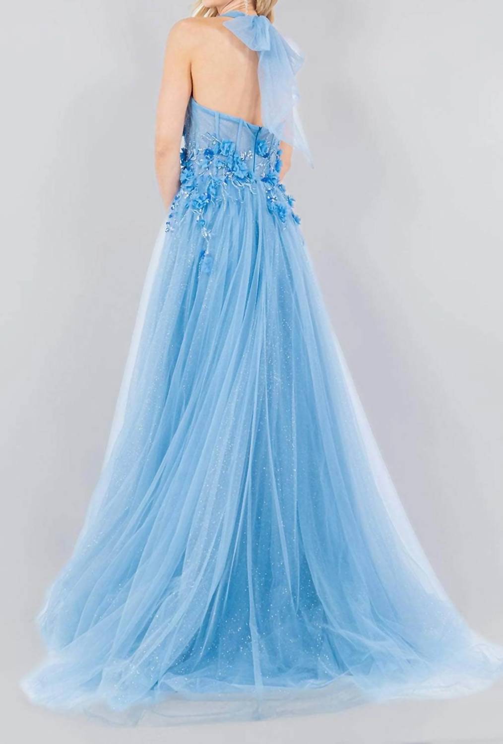 Halter Prom Maxi Dress