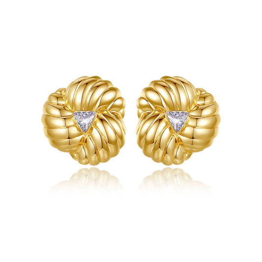 Women's Clover Stud Earrings