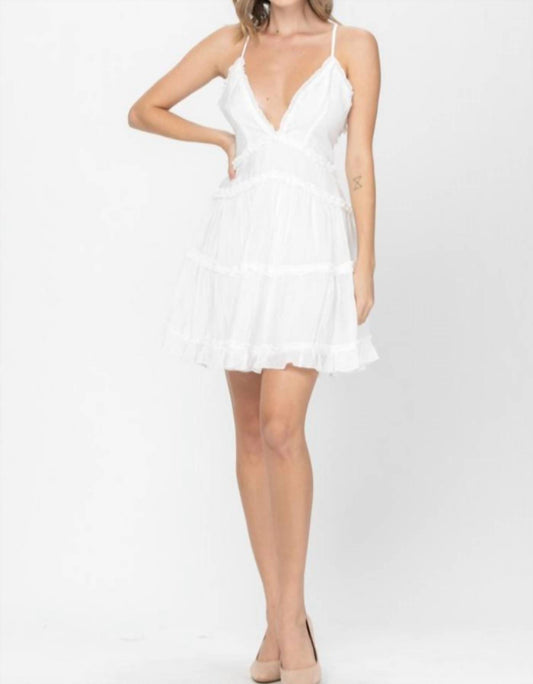 Ruffle Mini Dress