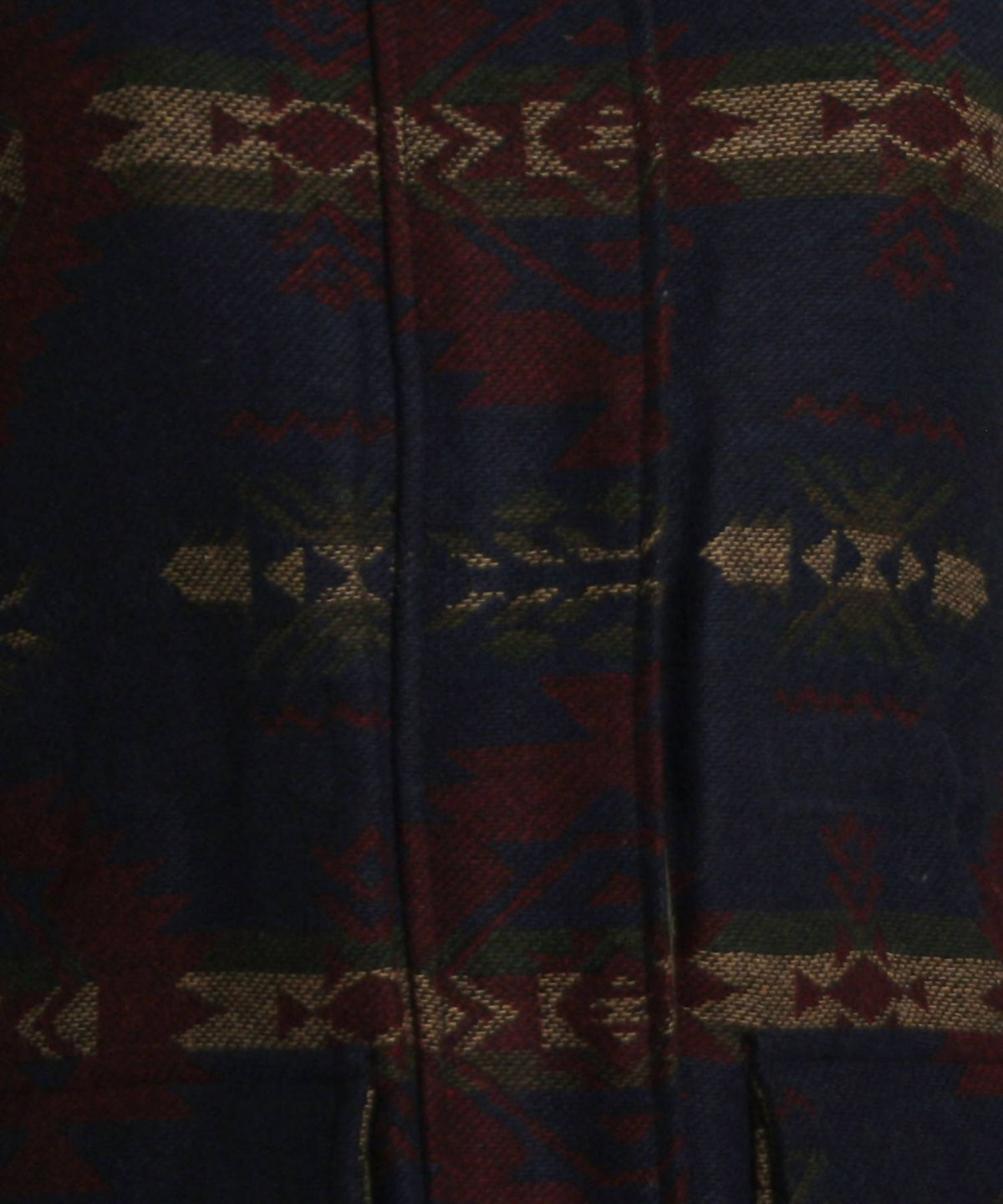 Mixed Media Aztec Print Coat
