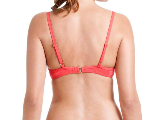 Core Solids Underwire Ruffle Bikini Bra