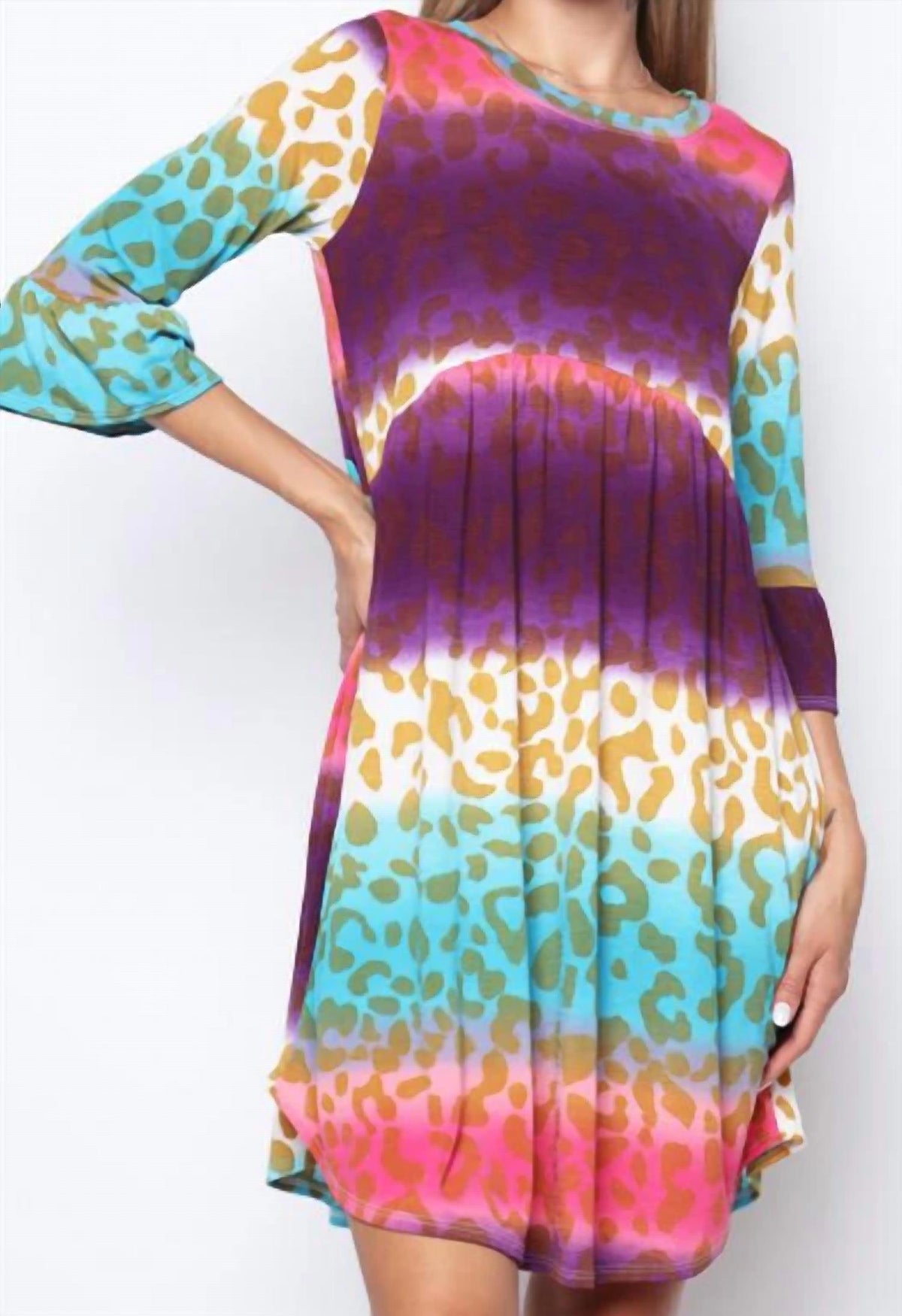 Ombre Leopard Dress