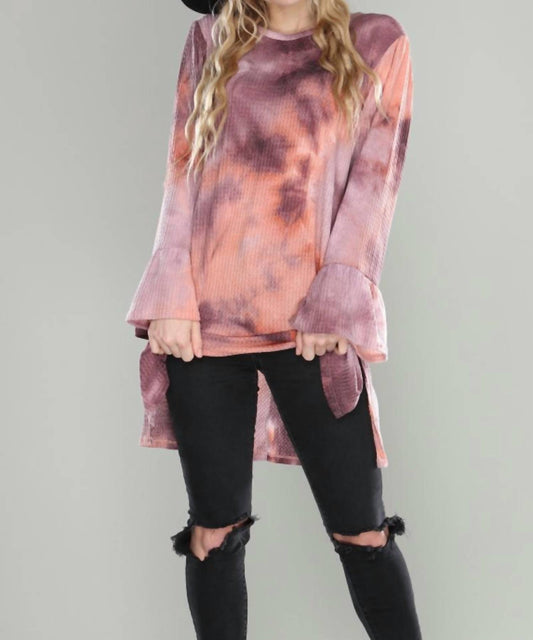 Tie Dye Textured Top
