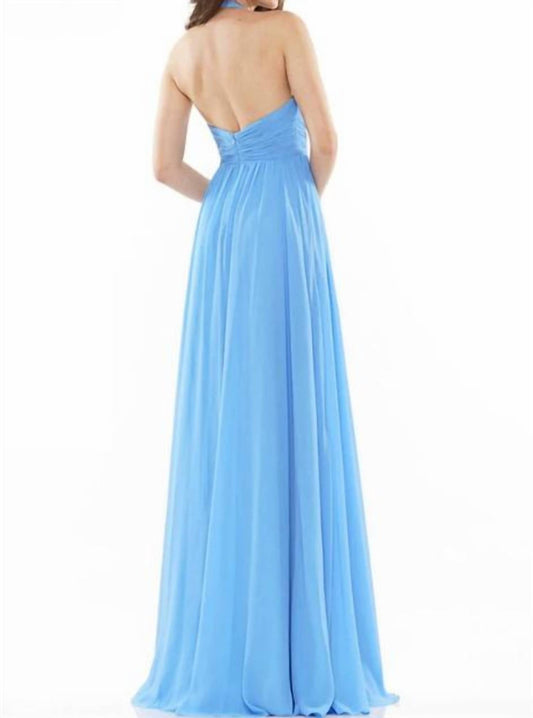 Chiffon Halter Gown