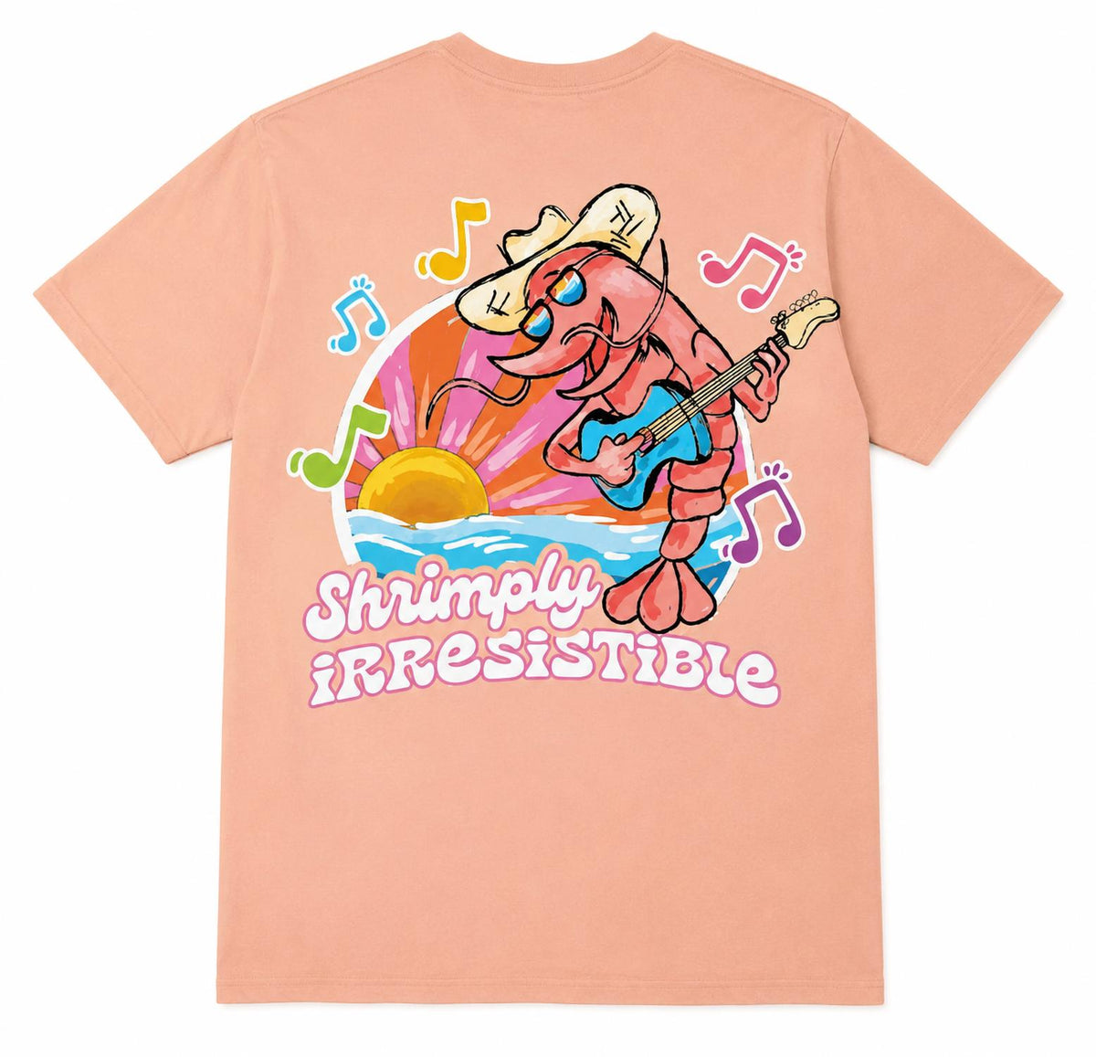 Women's Shrimply Irresistible Shrimp Tee Shirt