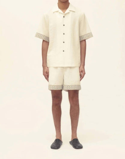 Crochet Trim Resort Short