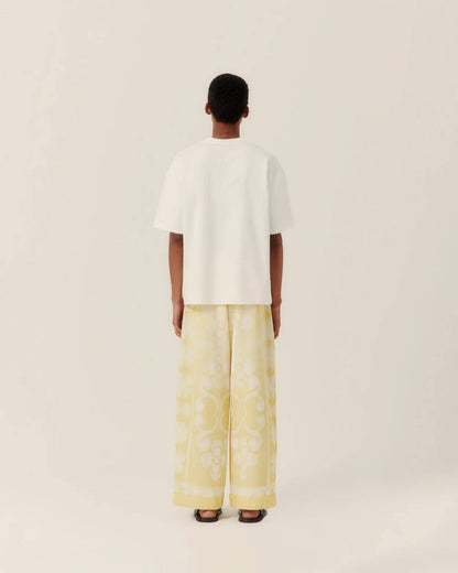 Flower Embroidered Tee