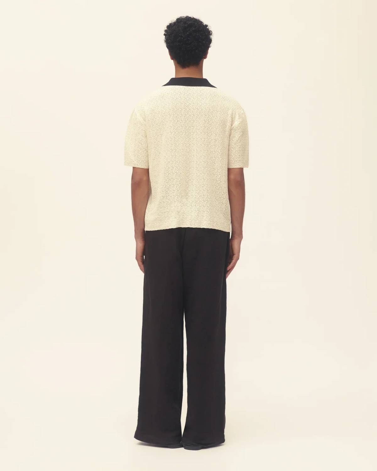 Men's Button Through Knit Polo