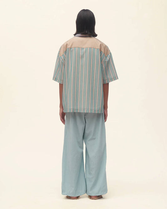 Striped Half Placket Shirt