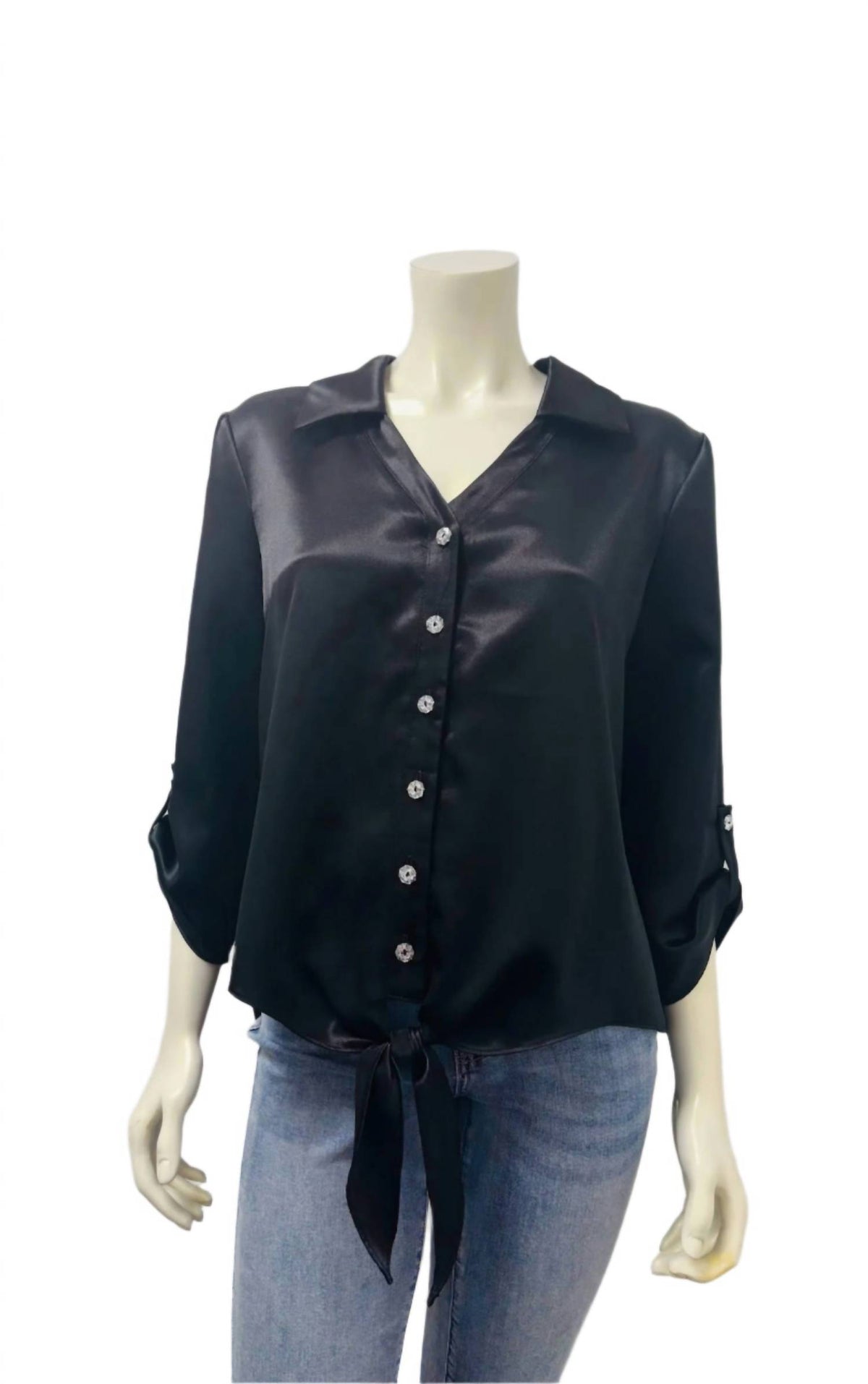 Women's Button Up Sleeve Top