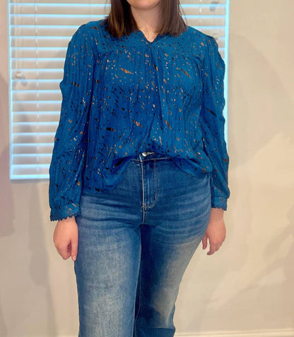 Midnight Meadow Blouse