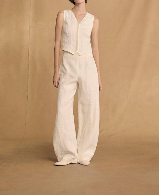 Costa Linen Vest