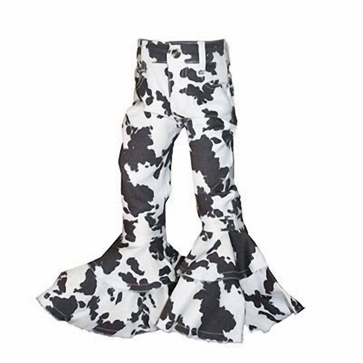 Girl's Tod All Over Double Ruffle Jean