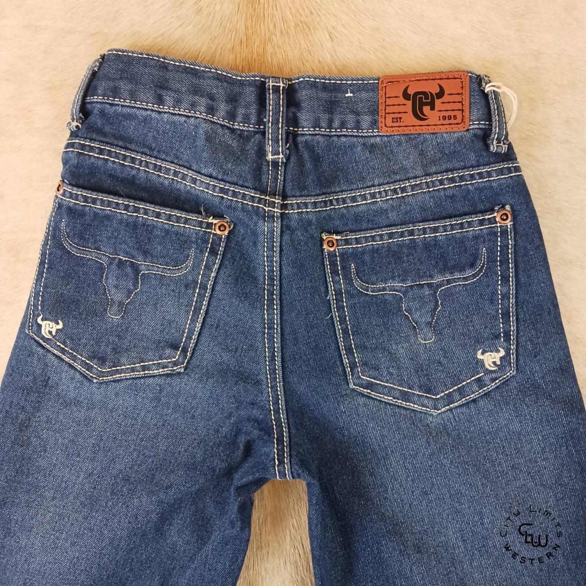 Kid's Invisible 3d Skull Jeans