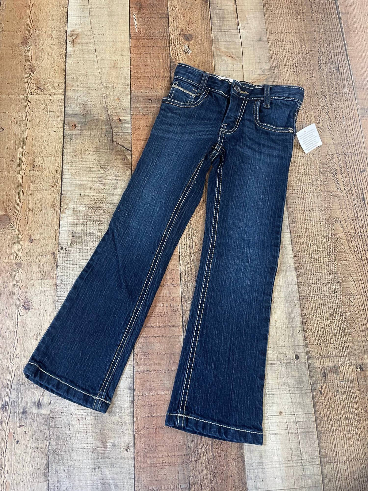 Youth's Barbed Skull Boot Cut Jean